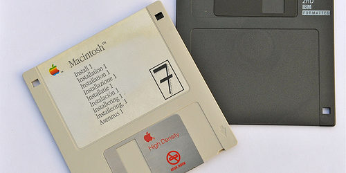 Software en diskette photo